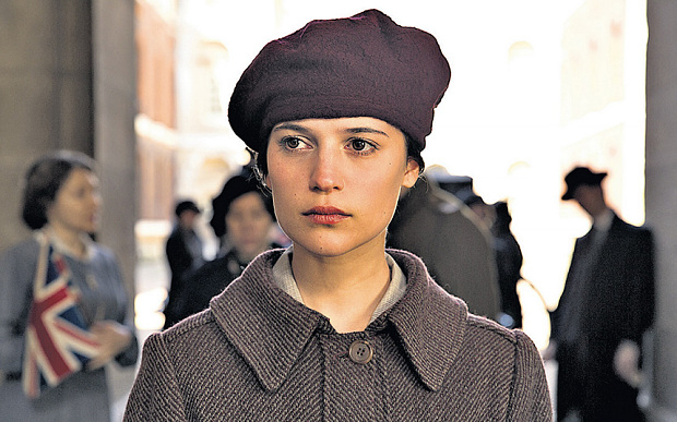 Alicia Vikander as the intense Vera Brittain in Testament of Youth jpg
